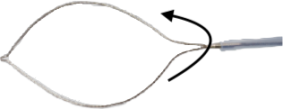 Disposable Rotatable Oval Snares
